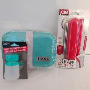 Zona Bento Box & Reusable Stainless Straw on Go